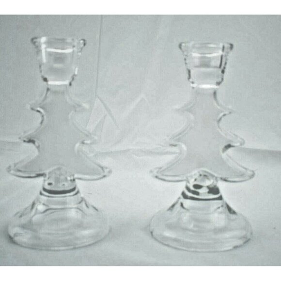 Celebrations by Mikasa Rejoice Collection Crystal Christmas Tree Candle Holder - Picture 4 of 8